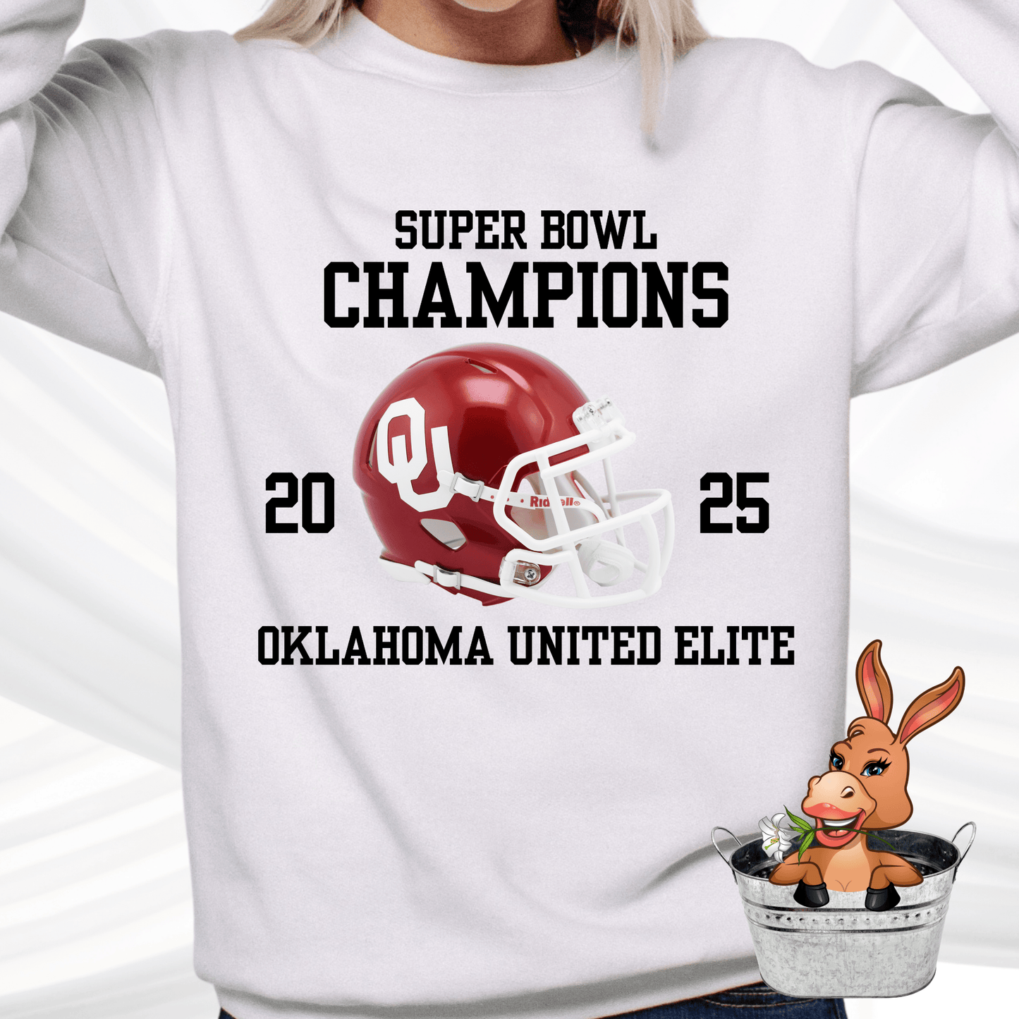 OUE Collegiate style 2025 Superbowl Champion - T-shirt / Hoodie / Sweatshirt