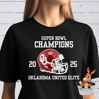 OUE Collegiate style 2025 Superbowl Champion - T-shirt / Hoodie / Sweatshirt