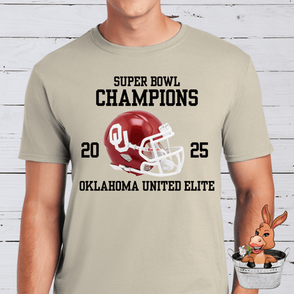 OUE Collegiate style 2025 Superbowl Champion - T-shirt / Hoodie / Sweatshirt