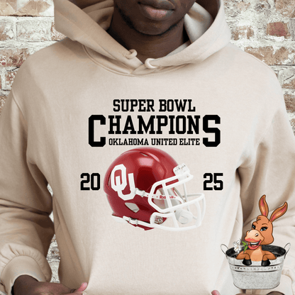 OUE NFL style 2025 Superbowl Champion - T-shirt / Hoodie / Sweatshirt