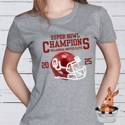OUE NFL style 2025 Superbowl Champion - T-shirt / Hoodie / Sweatshirt