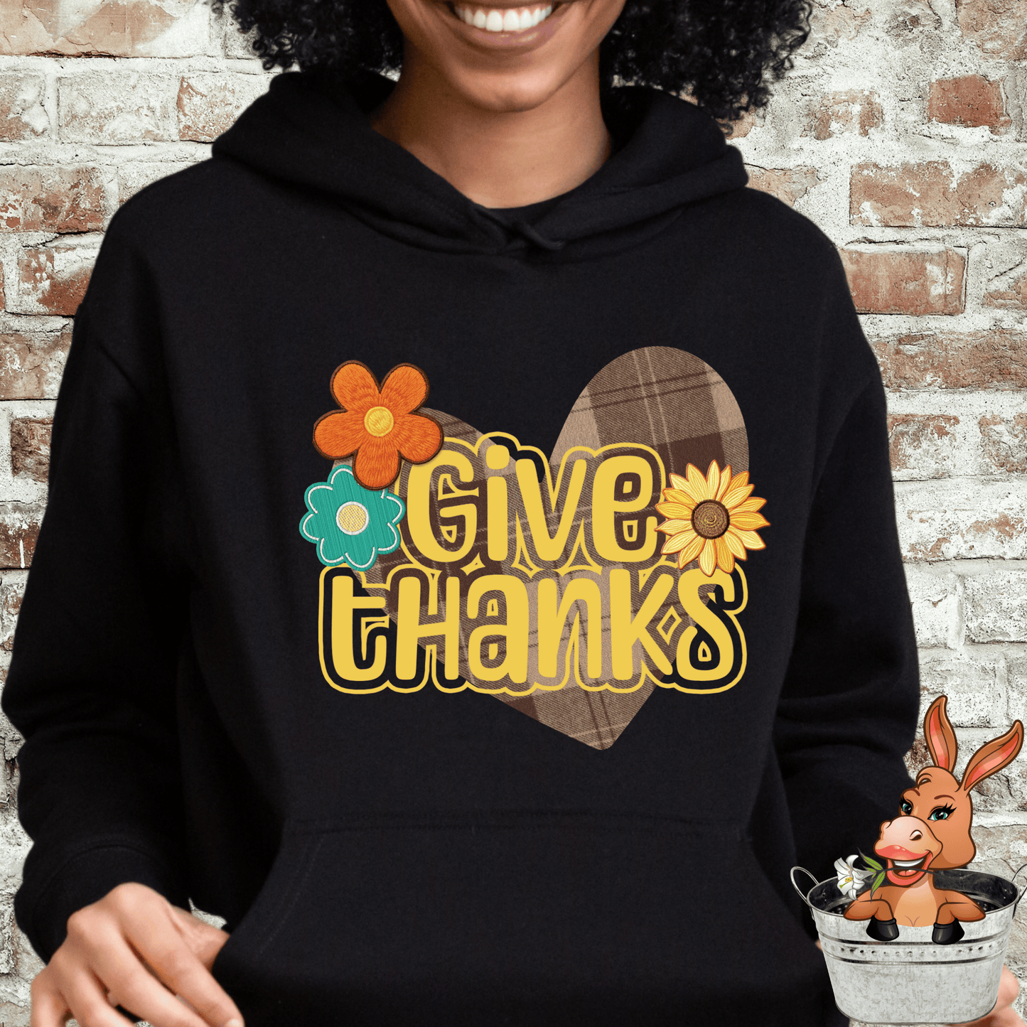 Give Thanks Thanksgiving Fall Tshirt / Hoodie / Sweatshirt