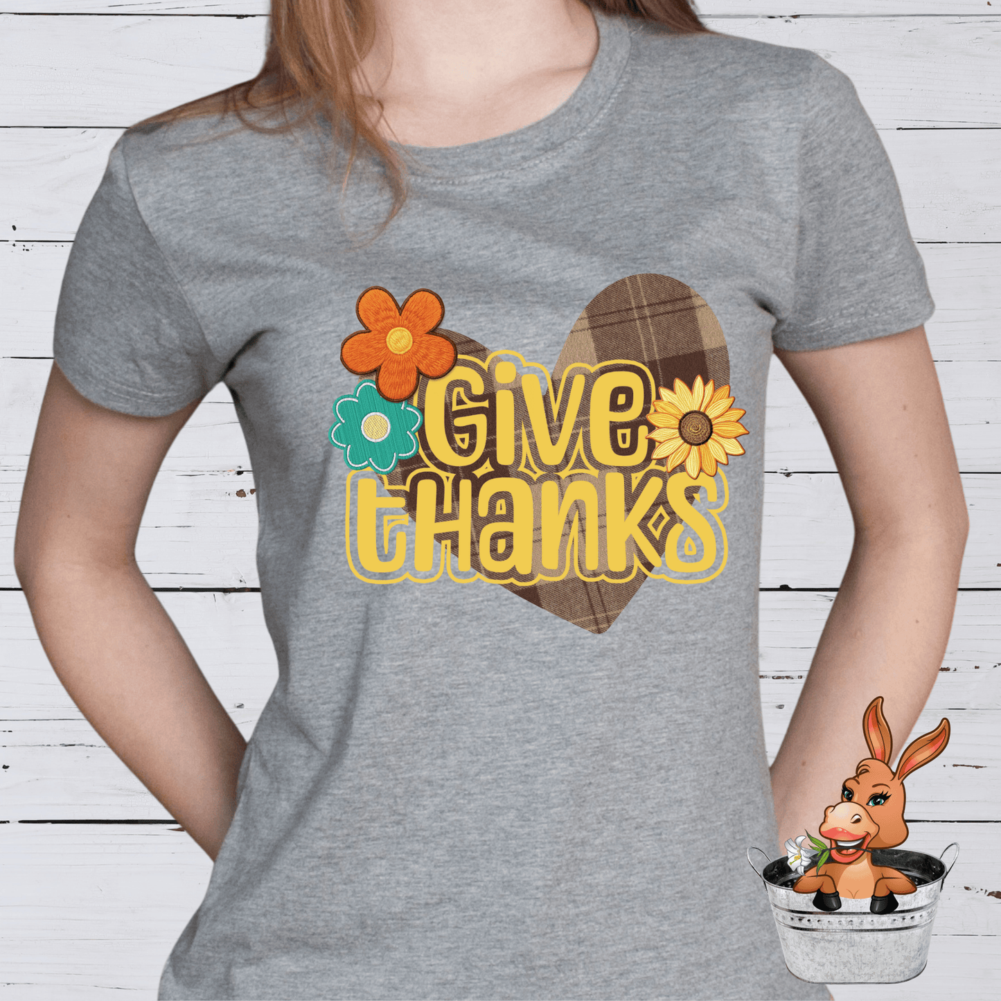 Give Thanks Thanksgiving Fall Tshirt / Hoodie / Sweatshirt