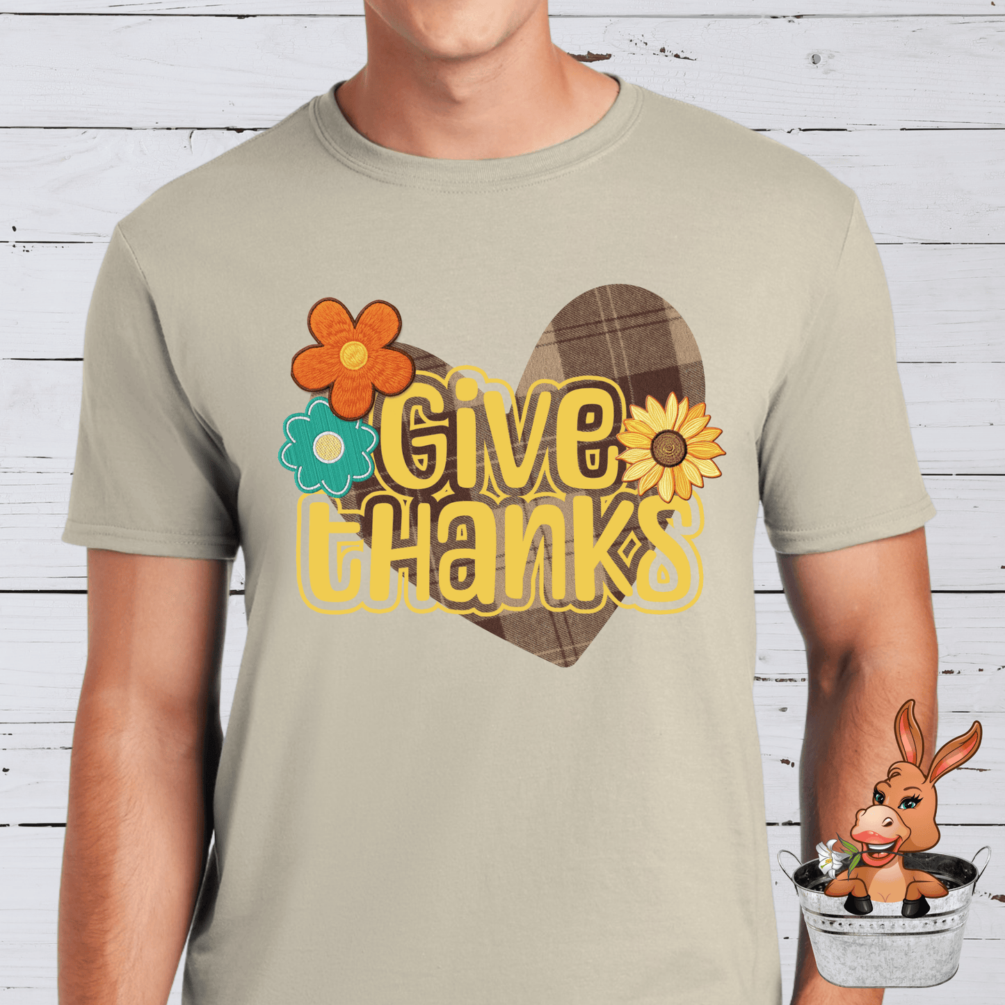 Give Thanks Thanksgiving Fall Tshirt / Hoodie / Sweatshirt