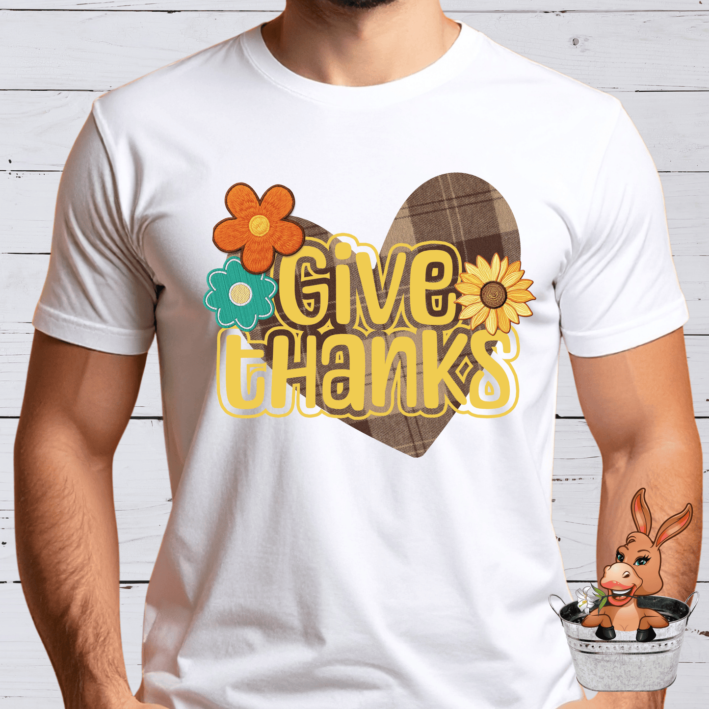 Give Thanks Thanksgiving Fall Tshirt / Hoodie / Sweatshirt